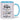 Lieber Papa Geburtstag Grüße aus dem babybauch – Tasse in Blau – Ansicht 01 #farbe_blau