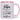 Lieber Papa Geburtstag Grüße aus dem babybauch – Tasse in Rosa – Ansicht 01 #farbe_rosa