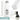 Weiße 500-ml-Thermosflasche – Flasche, Boden und Verschluss im Detail #farbe_weiss