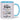 Lieber Papa Weihnachten Grüße aus dem babybauch – Tasse in Blau – Ansicht 01 #farbe_blau