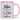Lieber Papa Weihnachten Grüße aus dem babybauch – Tasse in Rosa – Ansicht 01 #farbe_rosa