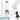 Weiße 500-ml-Thermosflasche – Flasche, Boden und Verschluss im Detail #farbe_weiss