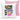 Love knows no gender, color or age – Kissen 40 × 40 cm mit Rückseite in Rosa – Vorder- und Rückansicht #farbe_rosa