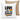 Love is love – Kissen 40 × 40 cm mit Rückseite in Mokka – Vorder- und Rückansicht #farbe_mokka