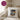 Love is love – Kissen 40 × 40 cm mit Rückseite in Violett – Wohnbeispiel #farbe_violett