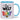 Die Welt ist bunt – Tasse in Blau – Ansicht 01 #farbe_blau