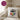 Die Welt ist bunt – Kissen 40 × 40 cm mit Rückseite in Violett – Wohnbeispiel #farbe_violett