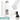 Weiße 500-ml-Thermosflasche – Flasche, Boden und Verschluss im Detail #farbe_weiss