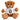 You're the burger to my fries – Kuscheltier Teddybär, Ansicht 01 #kuscheltier_teddyb-r
