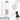 Weiße 500-ml-Thermosflasche – Flasche, Boden und Verschluss im Detail #farbe_weiss