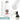 Weiße 500-ml-Thermosflasche – Flasche, Boden und Verschluss im Detail #farbe_weiss