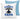 Einen Superheldn ohne Umhang nennt man Papa – Kissen 40 × 40 cm mit Rückseite in Blau – Vorder- und Rückansicht #farbe_blau