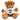 Bester Superpapa der Welt – Kuscheltier Teddybär, Ansicht 01 #kuscheltier_teddyb-r