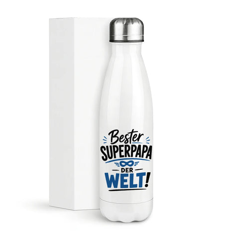 Bester Superpapa der Welt – Thermosflasche 500 ml