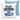 Bester Superpapa der Welt – Kissen 40 × 40 cm mit Rückseite in Blau – Vorder- und Rückansicht #farbe_blau