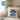 Bester Superpapa der Welt – Kissen 40 × 40 cm mit Rückseite in Blau – Wohnbeispiel #farbe_blau