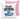 Bester Superpapa der Welt – Kissen 40 × 40 cm mit Rückseite in Rosa – Vorder- und Rückansicht #farbe_rosa