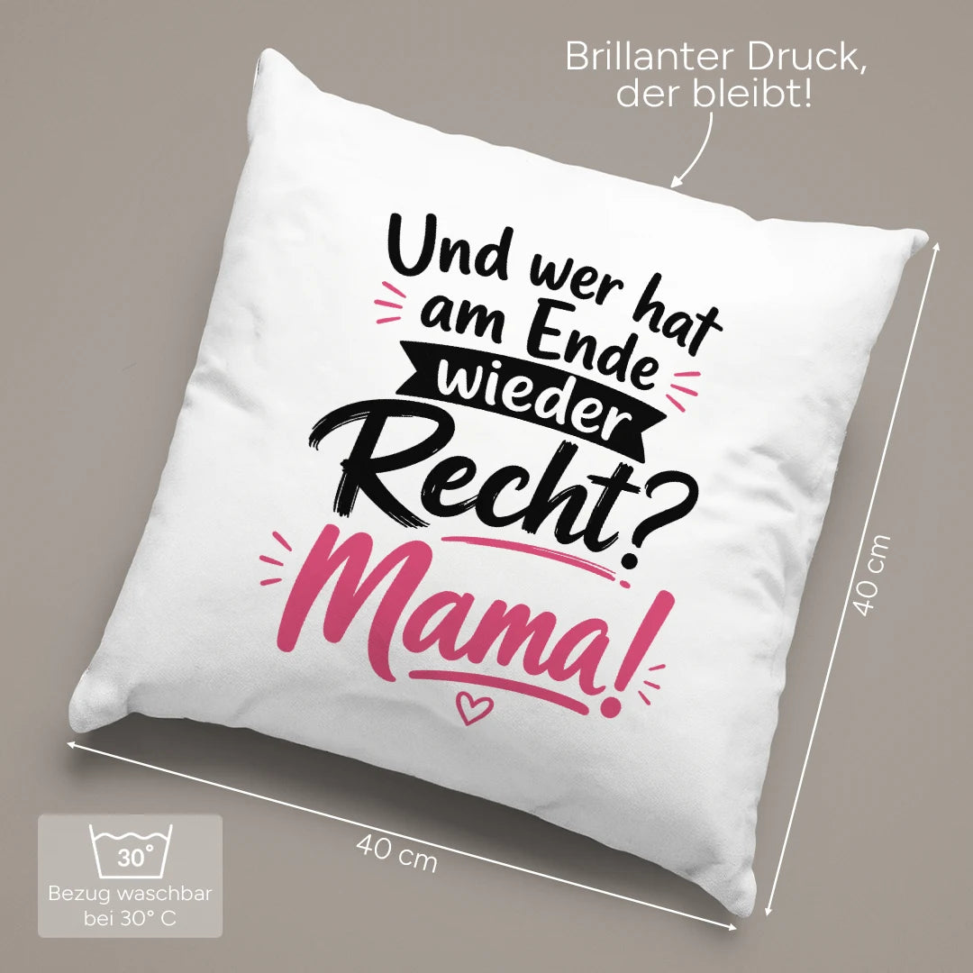 40 × 40 cm und pflegeleicht