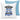 Vatertag ist vom 01 01 bis zum 31 12 Danke Papa – Kissen 40 × 40 cm mit Rückseite in Blau – Vorder- und Rückansicht #farbe_blau
