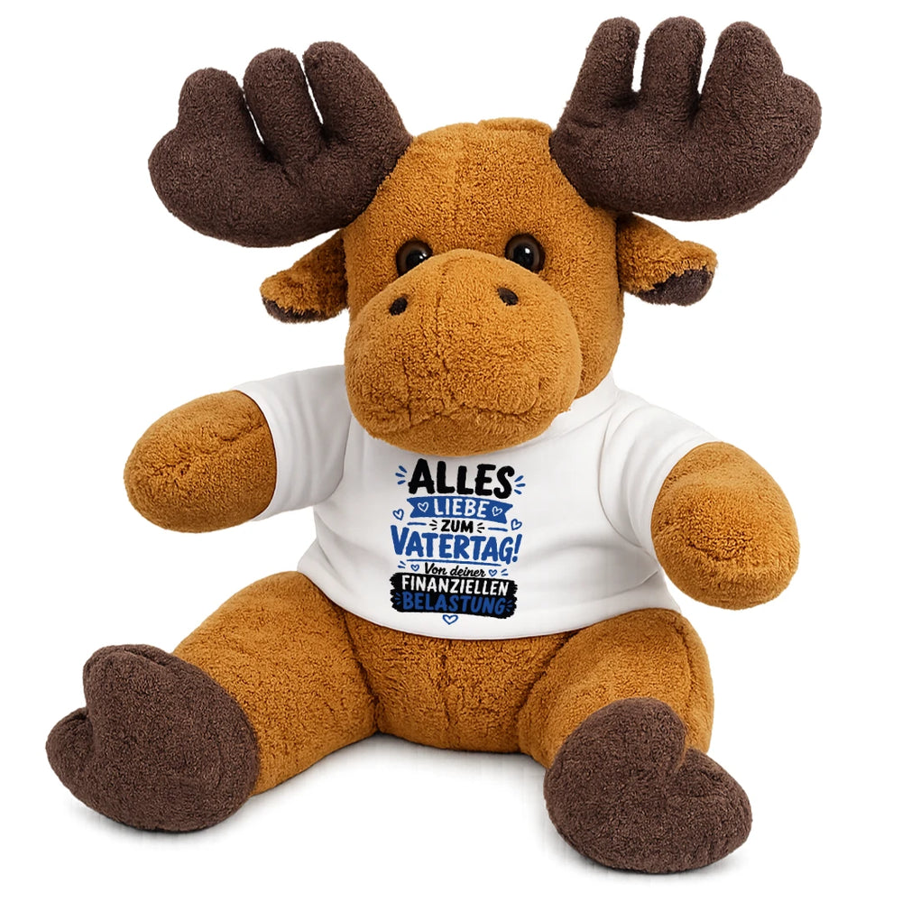 Alles Liebe zum Vatertag von deiner finanziellen Belastung – Kuscheltier
