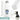 Weiße 500-ml-Thermosflasche – Flasche, Boden und Verschluss im Detail #farbe_weiss