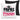 Papas Prinzessin – Kissen 40 × 40 cm mit Rückseite in Schwarz – Vorder- und Rückansicht #farbe_schwarz