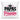 Papas Prinzessin – Kissen 40 × 40 cm mit Rückseite in Weiß – Vorder- und Rückansicht #farbe_weiss