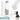 Weiße 500-ml-Thermosflasche – Flasche, Boden und Verschluss im Detail #farbe_weiss