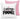 Lieblingspimmel – Kissen 40 × 40 cm mit Rückseite in Rosa – Vorder- und Rückansicht #farbe_rosa