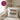 Glückwunsch du wirst Onkel – Kissen 40 × 40 cm mit Rückseite in Violett – Wohnbeispiel #farbe_violett
