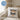 Glückwunsch du wirst Tante – Kissen 40 × 40 cm mit Rückseite in Blau – Wohnbeispiel #farbe_blau