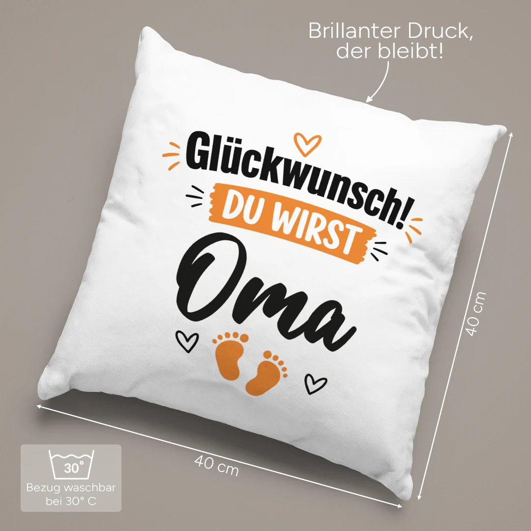 40 × 40 cm und pflegeleicht