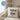 Glückwunsch du wirst Oma – Kissen 40 × 40 cm mit Rückseite in Blau – Wohnbeispiel #farbe_blau