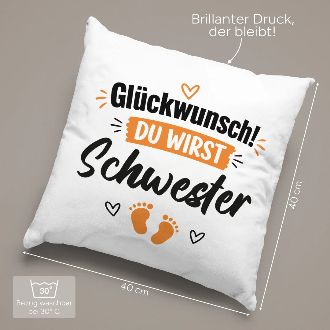 40 × 40 cm und pflegeleicht