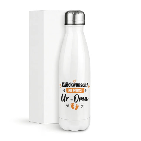 Glückwunsch, du wirst Uroma – Thermosflasche 500 ml