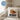 Mettarbeiter des Monats – Kissen 40 × 40 cm mit Rückseite in Blau – Wohnbeispiel #farbe_blau