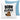 Bobr kurwa – Kissen 40 × 40 cm mit Rückseite in Blau – Vorder- und Rückansicht #farbe_blau