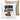 Bobr kurwa – Kissen 40 × 40 cm mit Rückseite in Mokka – Vorder- und Rückansicht #farbe_mokka