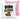 Bobr kurwa – Kissen 40 × 40 cm mit Rückseite in Rosa – Vorder- und Rückansicht #farbe_rosa