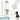 Weiße 500-ml-Thermosflasche – Flasche, Boden und Verschluss im Detail #farbe_weiss