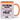 Ich nehme meine Probleme mit einer Prise Glitzer, bitte – Tasse in Orange – Ansicht 01 #farbe_orange