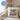 Du bist mein Herzensmensch – Kissen 40 × 40 cm mit Rückseite in Blau – Wohnbeispiel #farbe_blau