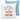Beste Freundinnen für immer – Kissen 40 × 40 cm mit Rückseite in Blau – Vorder- und Rückansicht #farbe_blau