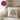 Du bist mein Lieblings-Muggel – Kissen 40 × 40 cm mit Rückseite in Violett – Wohnbeispiel #farbe_violett
