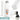 Weiße 500-ml-Thermosflasche – Flasche, Boden und Verschluss im Detail #farbe_weiss