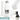 Weiße 500-ml-Thermosflasche – Flasche, Boden und Verschluss im Detail #farbe_weiss