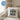 Ich mag Bäume – die halten die Fresse – Kissen 40 × 40 cm mit Rückseite in Blau – Wohnbeispiel #farbe_blau