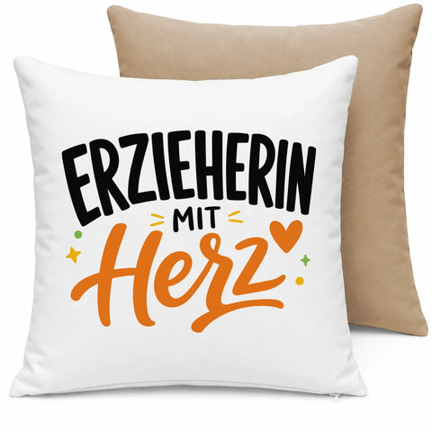 Erzieherin mit Herz – Kissen