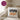 Erzieherin mit Herz – Kissen 40 × 40 cm mit Rückseite in Violett – Wohnbeispiel #farbe_violett