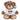 Erzieherin mit Herz – Kuscheltier Kuschelbär, Ansicht 01 #kuscheltier_kuschelb-r